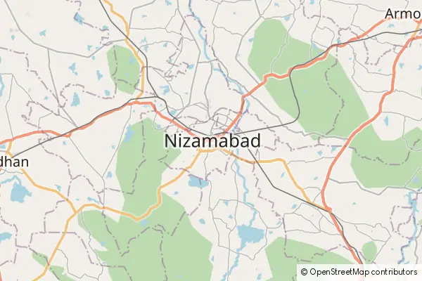 Karte Nizamabad