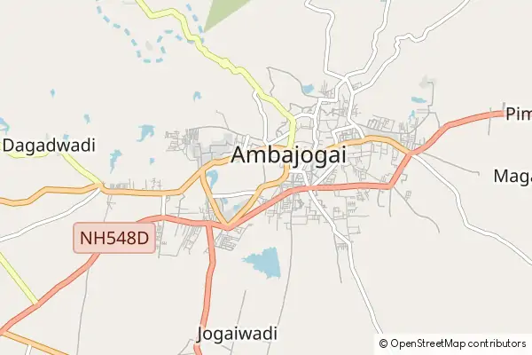 Karte Ambajogai