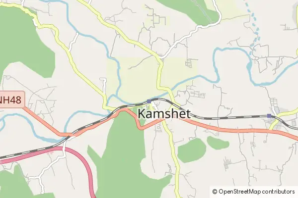 Karte Kamshet