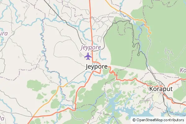 Karte Jeypore