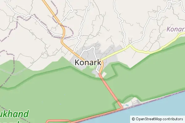 Karte Konark