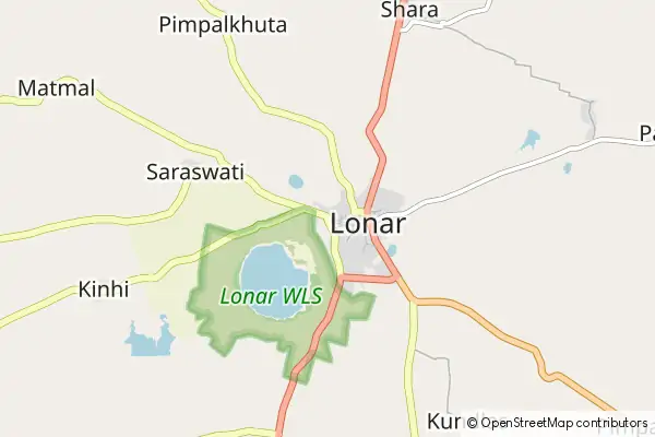 Karte Lonar