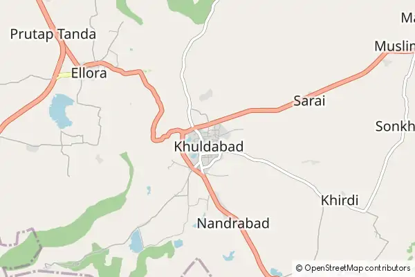 Karte Khuldabad