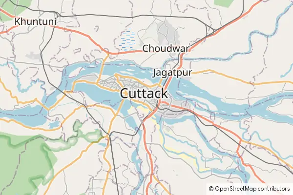 Karte Cuttack