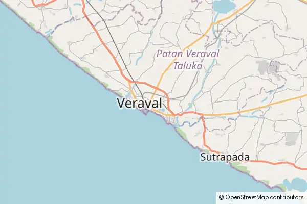 Karte Veraval