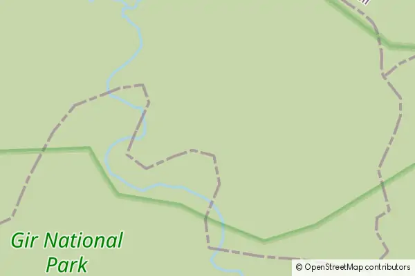 Karte Gir Nationalpark