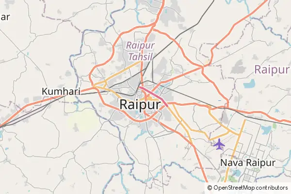 Karte Raipur