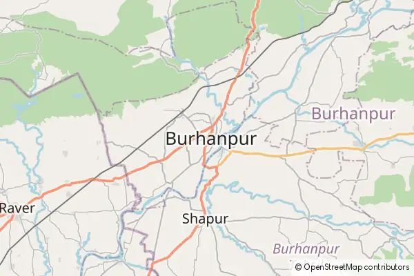 Karte Burhānpur