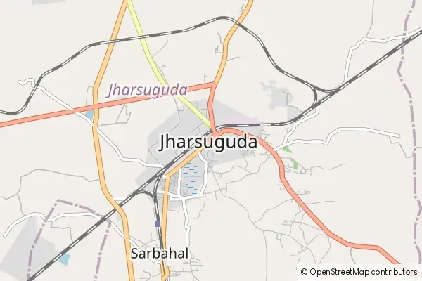 Karte Jharsuguda