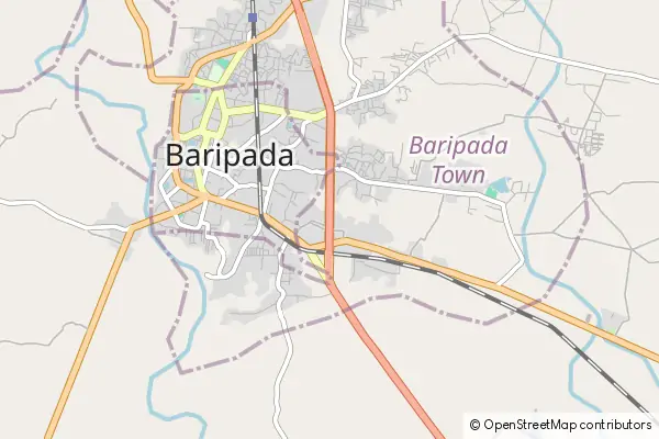 Karte Baripada