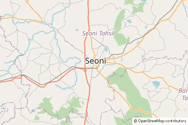 Karte Seoni