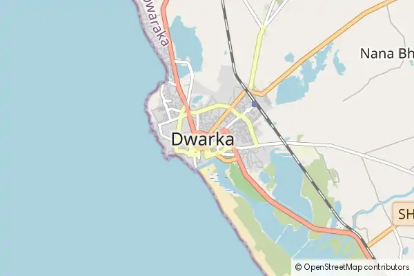 Karte Dwarka