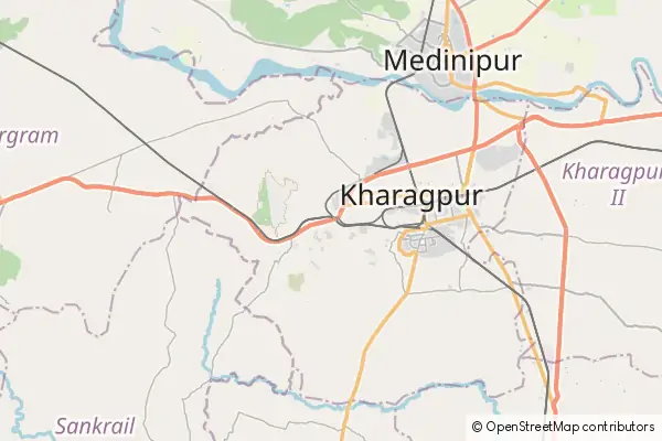 Karte Kharagpur