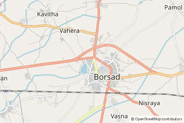 Karte Borsad