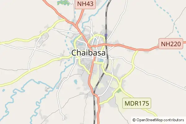 Karte Chaibasa
