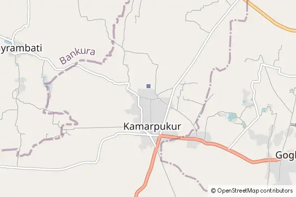 Karte Kamarpukur