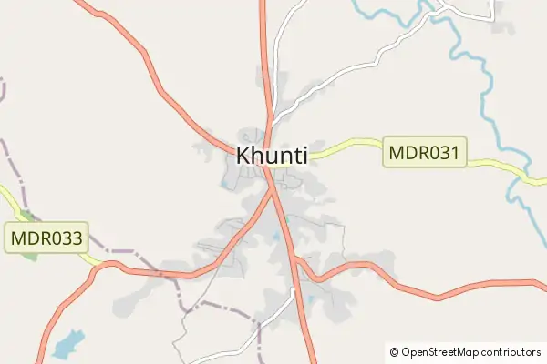 Karte Khunti