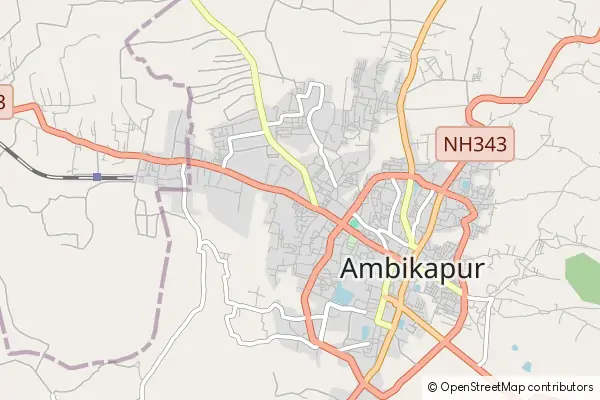 Karte Ambikapur