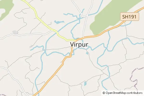 Karte: Virpur • © OpenStreetMap contributors Karte Virpur