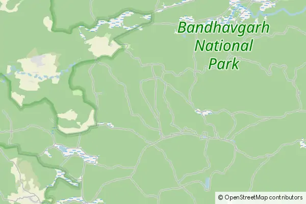 Karte Bandhavgarh Nationalpark