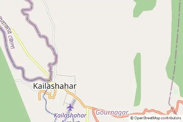 Karte Kailāshahar