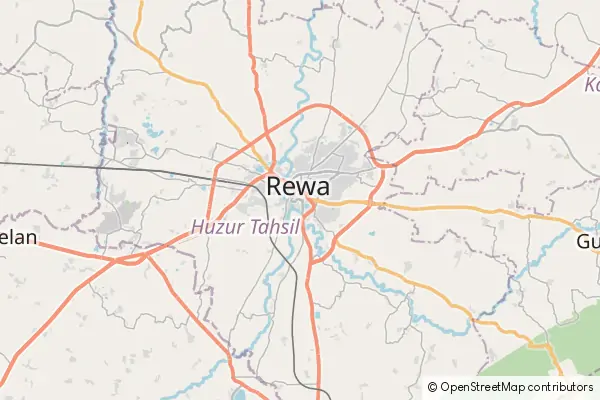 Karte Rewa