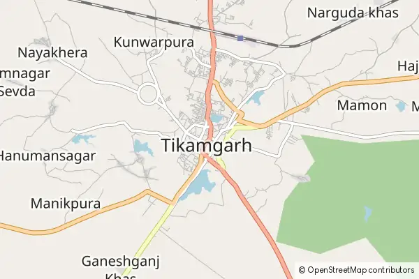 Karte Tikamgarh