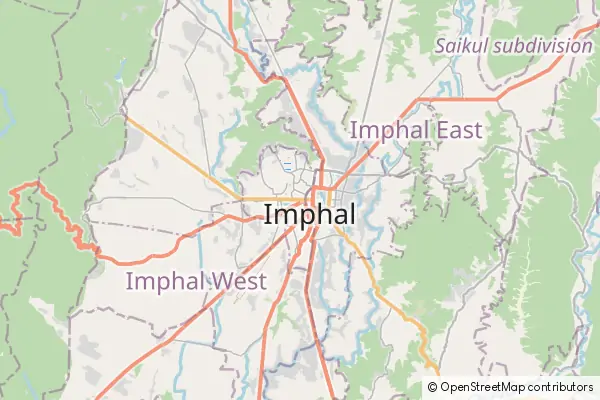 Karte Imphal