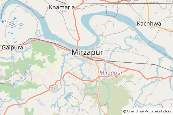 Karte Mirzapur