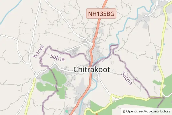 Karte Chitrakoot