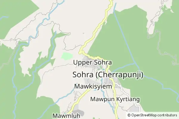 Karte Cherrapunjee