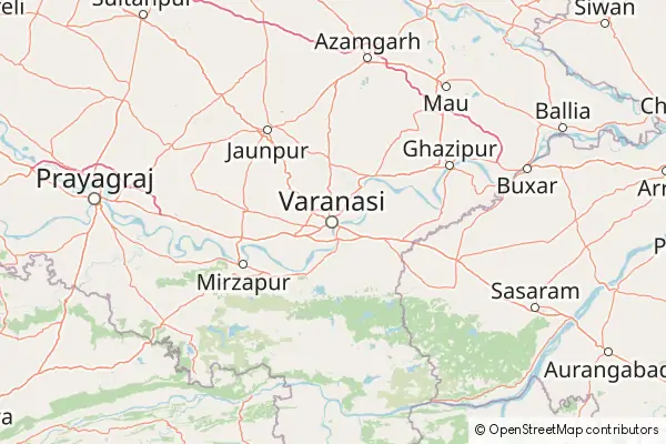Karte Varanasi