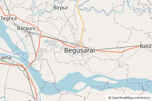 Karte Begusarai