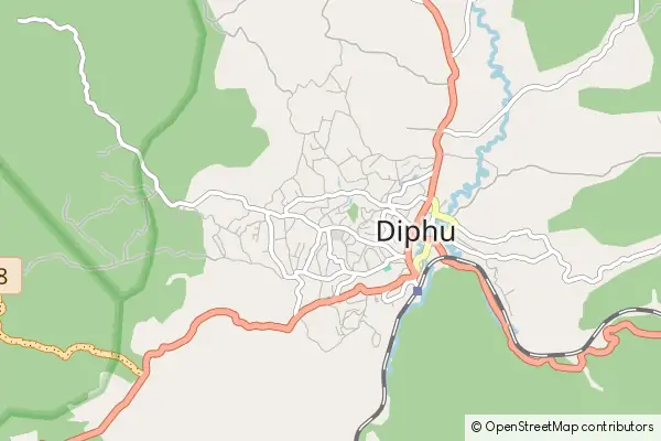 Karte Diphu