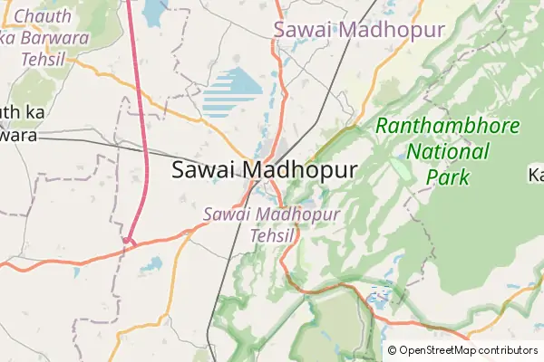 Karte Sawāi Mādhopur