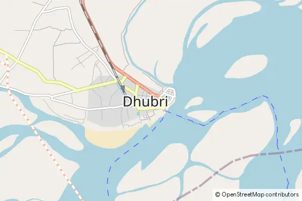 Karte Dhubri