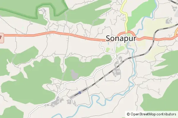 Karte Sonapur Pathar