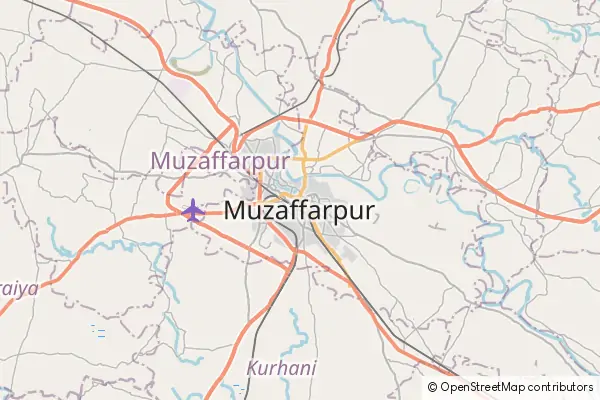 Karte Muzaffarpur