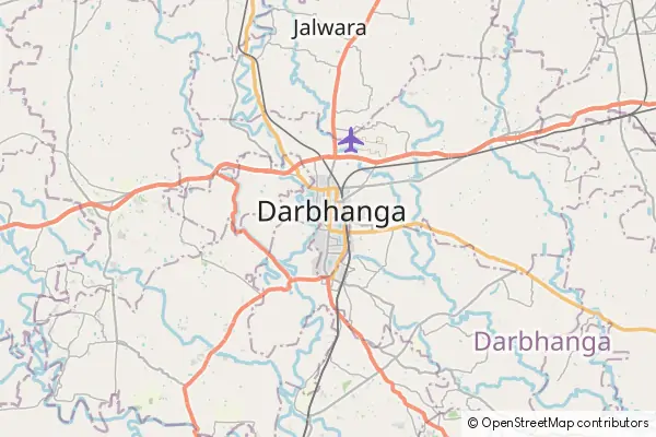 Karte Darbhanga