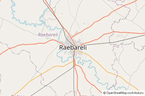 Karte Raebareli