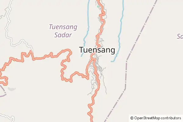 Karte Tuensang