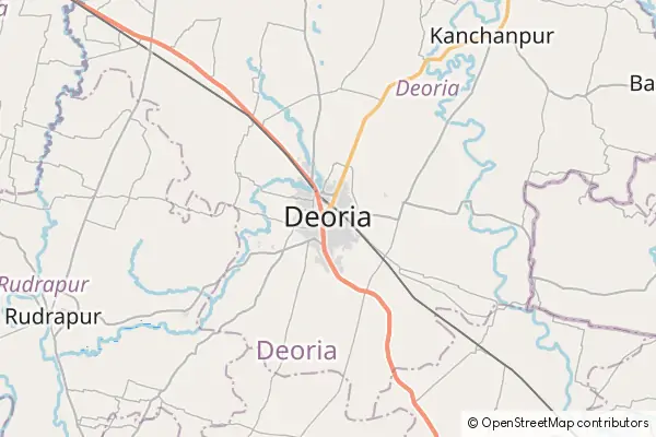 Karte Deoria