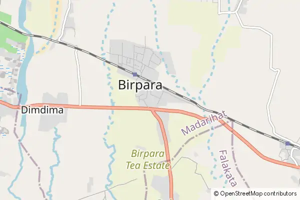 Karte Birpara