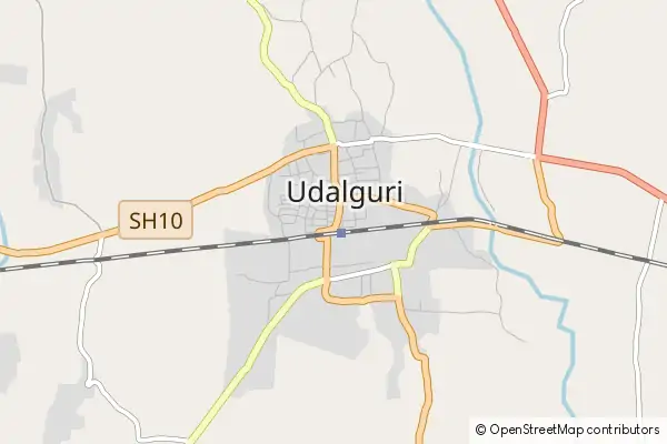 Karte Udalguri