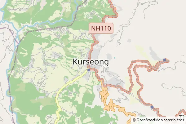 Karte Kurseong