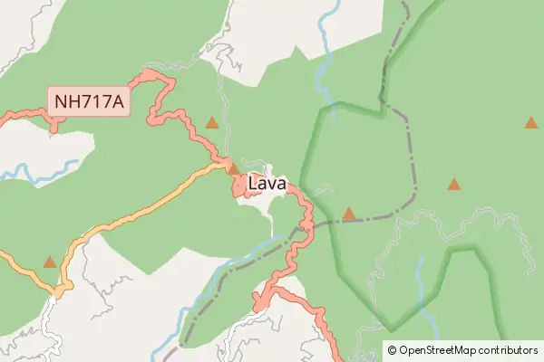 Karte Lava