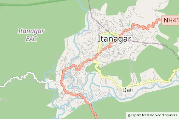 Karte Itanagar