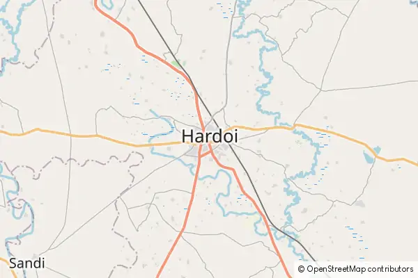 Karte Hardoi