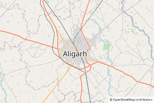 Karte Aligarh