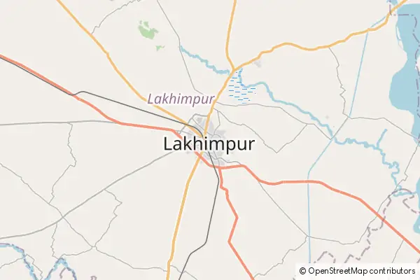 Karte Lakhimpur